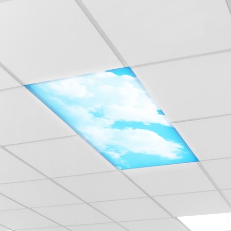 Educational Insights Classroom Light Filters, 2ft. x 4ft., Clouds, 4PK 1235